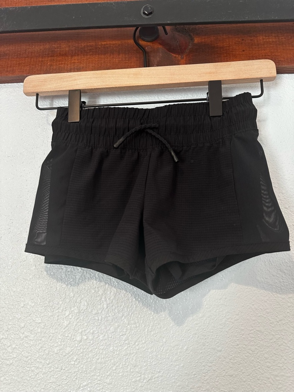 all in motion Black Girls' Athletic Shorts with Drawstring Size XS (4/5)